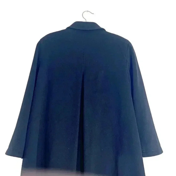 Harve Benard Vintage Black Wool Peacoat Men's Size 2XL - Picture 9 of 11